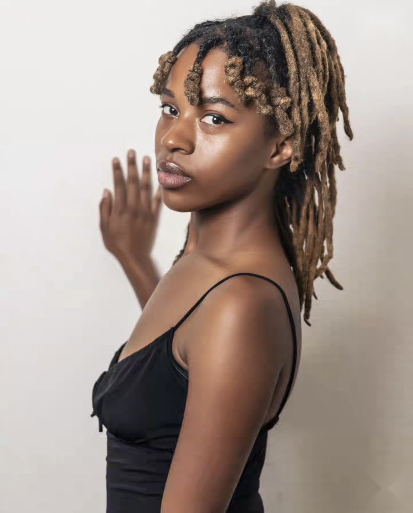 Portrait of the vocalist